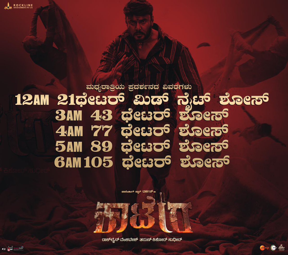 LohithkumarKB2's tweet photo. Kaatera breaking all previous records...#KaateraStormFromDec29 https://t.co/iM1saUOtmn