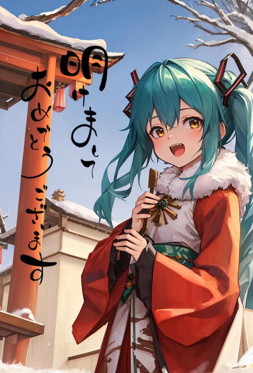 minipan_ai's tweet photo. Happy New Year ♪

#AIart #AIイラスト #AIArtworks #初音ミク https://t.co/JVTTkIL535