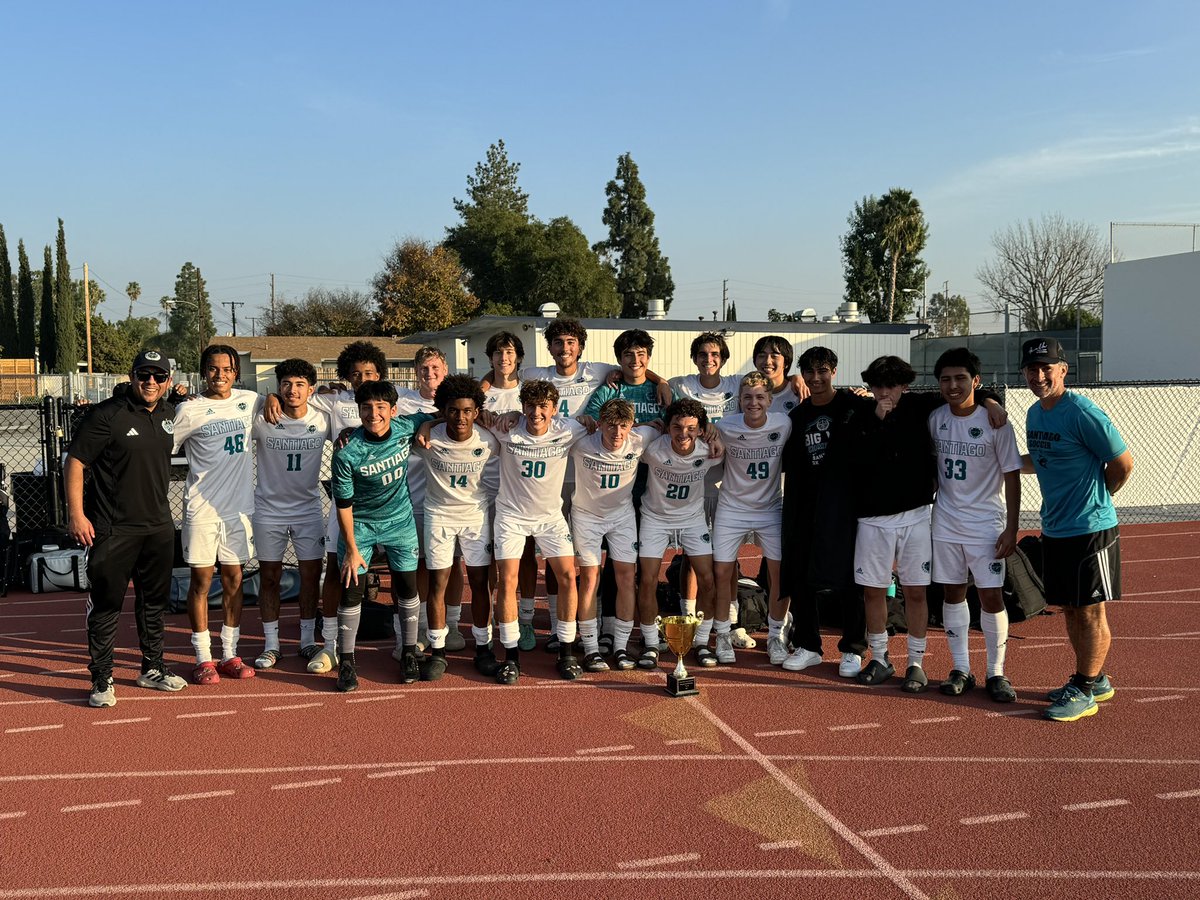 North Orange County Invitational Governors Cup Champions Santiago Boys Soccer finish a tough pre-season with a Tournament Championship. The boys will start BIG VIII League play next week at Home vs. Cen10 at 7pm. Go Sharks! 🦈