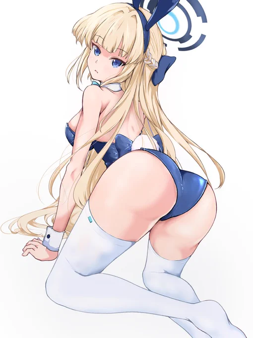 卯年も終わりなのでバニーでも一枚 #ブルアカ #ブルーアーカイブ #BlueArchive #飛鳥馬トキ #バニーガール