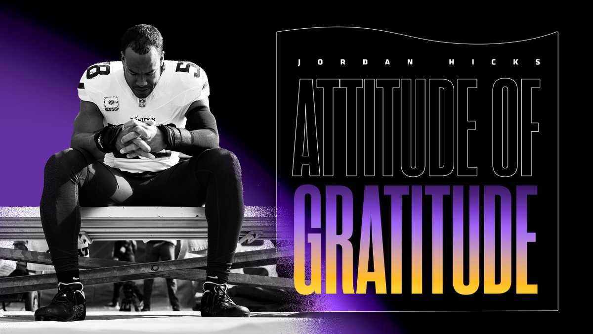 Minnesota Vikings (@vikings) on Twitter photo After undergoing emergency surgery for compartment syndrome Week 10, <a href="/JordanHicks/">Jordan Hicks</a> was incredibly grateful to be back in action for the #Vikings last Sunday.
📰: mnvkn.gs/3TBg25W After undergoing emergency surgery for compartment syndrome Week 10, <a href="/JordanHicks/">Jordan Hicks</a> was incredibly grateful to be back in action for the #Vikings last Sunday.
📰: mnvkn.gs/3TBg25W