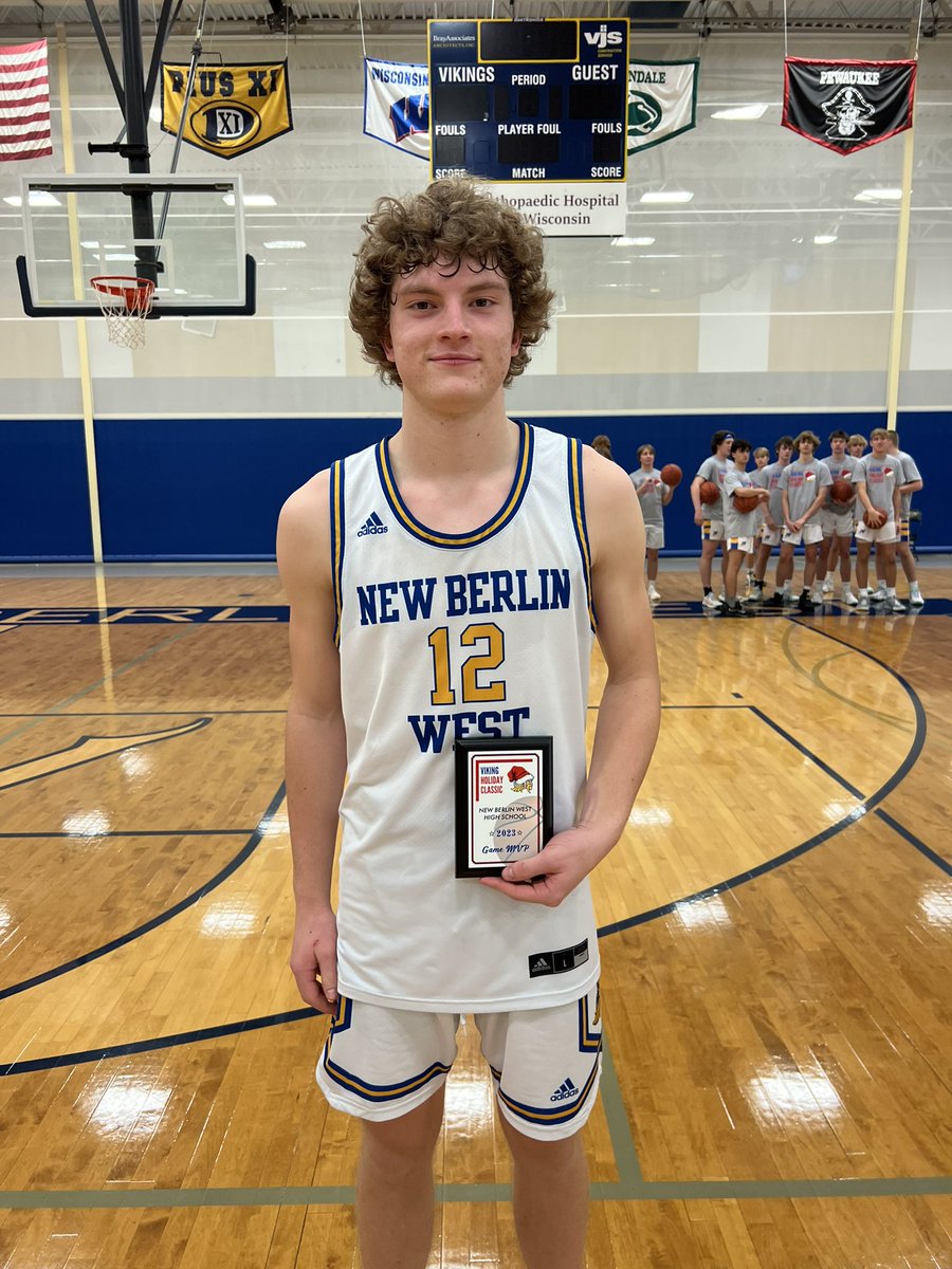 A total team effort with all 14 Vikings hitting the floor tonight in a 68-55 Win over West Bend East in the Viking Holiday Classic.

Leaders:
<a href="/evan_kern14/">Evan Kern</a> - 17 pts, Viking Belt
<a href="/joshua_krier/">Joshua Krier</a> - 13 pts, 6 ast, MVP
<a href="/Luke_k14/">Luke</a> - 10 pts

<a href="/WisBBYearbook/">Mark Miller</a> <a href="/wissportsnet/">WisSports.net</a>