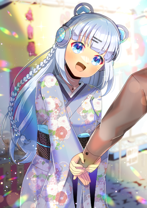 「Vtuberの碓氷ゆらさんを描かせて頂きました!リクエスト有難うございます  #」|ヒヨヨ@skeb募集中のイラスト
