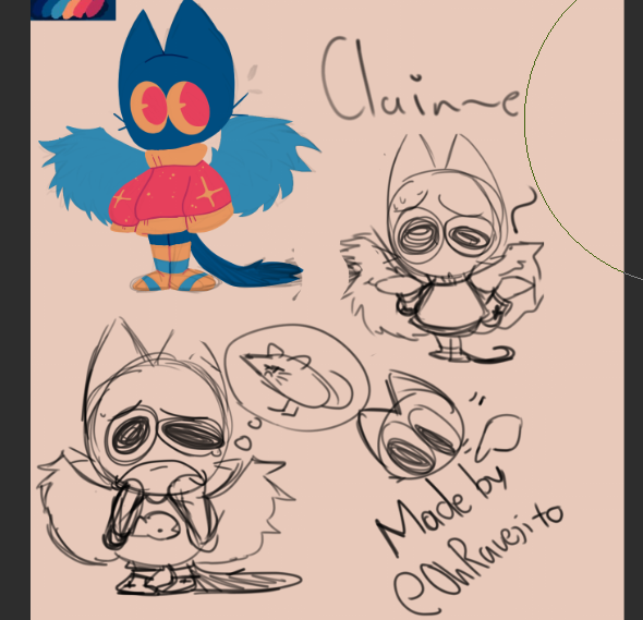PineapplePijita's tweet photo. New Oc Claine :D
#OhRave #Claine #Art #OhRavesito #Cat #WingedCat #blue https://t.co/SsfTb5OPmg