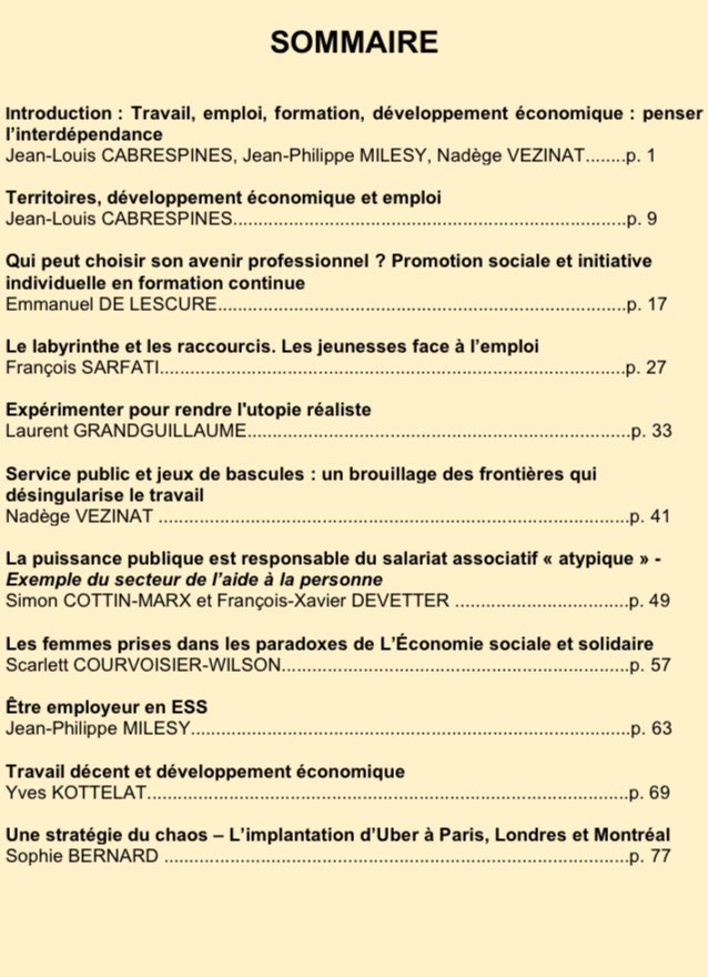 tduverger's tweet photo. Le CIRIEC France vient de sortir un nouveau cahier consacré au travail, à l’emploi et à la formation. On y trouve des papiers très intéressants dont celui de @LGRANDGUILLAUME sur l’expérimentation des Territoires zéro chômeur de longue durée. 

👉 https://t.co/16kpAe9lJo https://t.co/aPOTsdX8P0