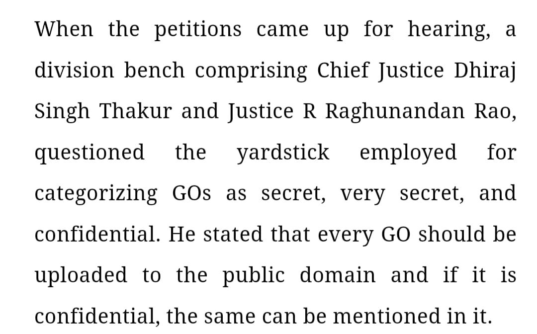 satyakumar_y's tweet image. Yet another slap on @ysjagan&apos;s government!

Andhra Pradesh High Court tells AP Govt: &apos;Let there be light on Government Orders!&apos;

Only 5% of the GOs in the past four half years are made public.

What is it that Jagan trying to hide from public? 

#OpenGovernance
#APHighCourt