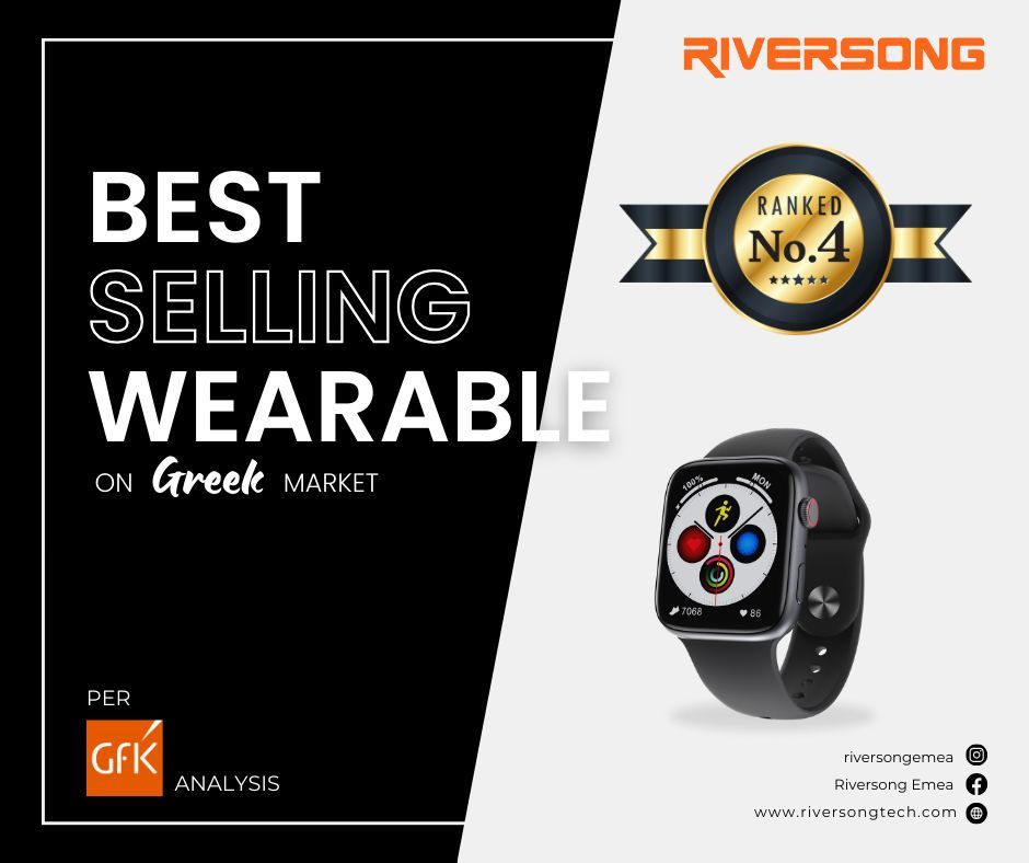 riversongemea's tweet photo. Riversong is proud to announce another remarkable achievement. We are now No.4 brand on the Greek market in the smart wearable category.

A Special thank you to our country distributor for contributing to this achievement.

#team #partnership #dubai #technology https://t.co/1VEbKggXyF