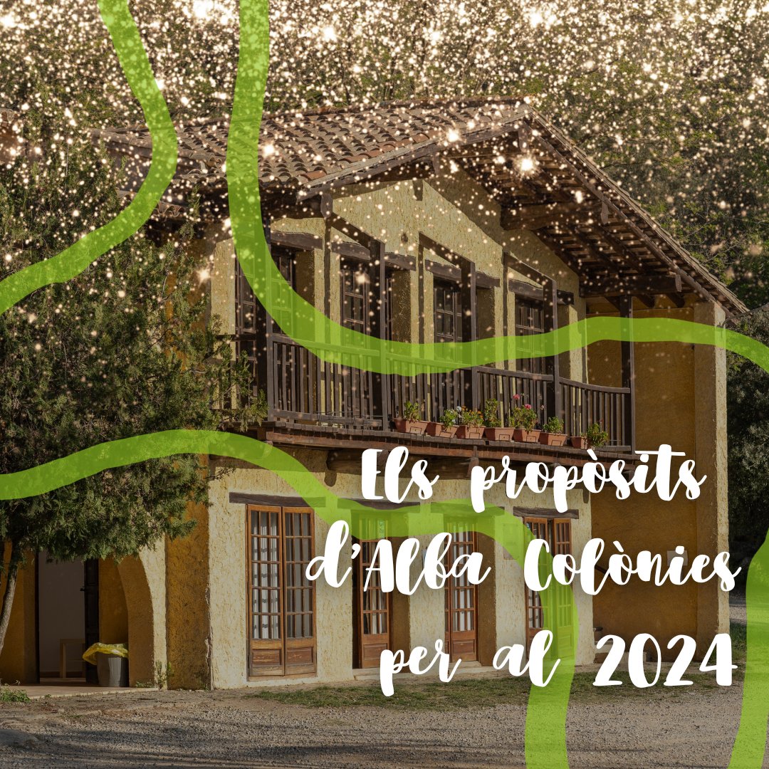 AlbaColonies's tweet image. ✨ Aquest 2024 ens proposem seguir treballant en valors com el treball en equip, l'esperit de superació, la valoració de l'esforç, l'autonomia, l'autoestima, l'empatia i el respecte.

De part de tot l'equip us desitgem un molt bon Any Nou i un 2024 ple de salut i felicitat! 🎊