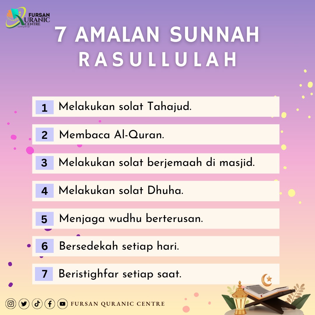 fursanquranic's tweet photo. Tak rugi mana kalau kita cuba praktikkan amalan sunnah Rasulullah ni.

Jom sama-sama kita kumpul pahala &amp; sebarkan ilmu ni kepada orang ramai. https://t.co/aXrxOm2III