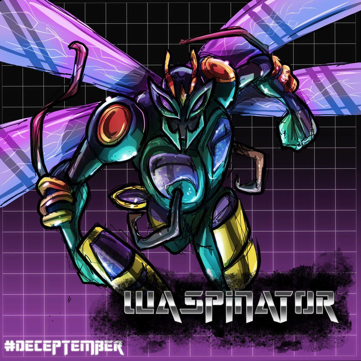 VanguardComic's tweet photo. Waspinator is the universe’s whipping boy. If something goes wrong, it happens to him. If something blows up, he’s usually at the epicenter of the explosion. #deceptember #decepticons #transformers #waspinator https://t.co/fuYzlrBO03