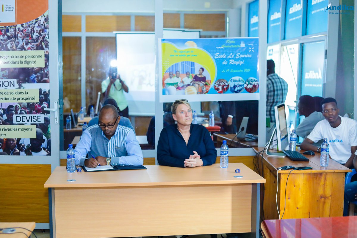 andikamagazine's tweet image. #flashback2023 [Our Success Story]

Karin Ehlert, the Public Affairs Officer of the @US_Emb_Burundi and Jean de Dieu Nkurunziza, the American Spaces Program Specialist and English Language Outreach in the @US_Emb_Burundi visited @andikamagazine on Wednesday April 05, 2023. It was…