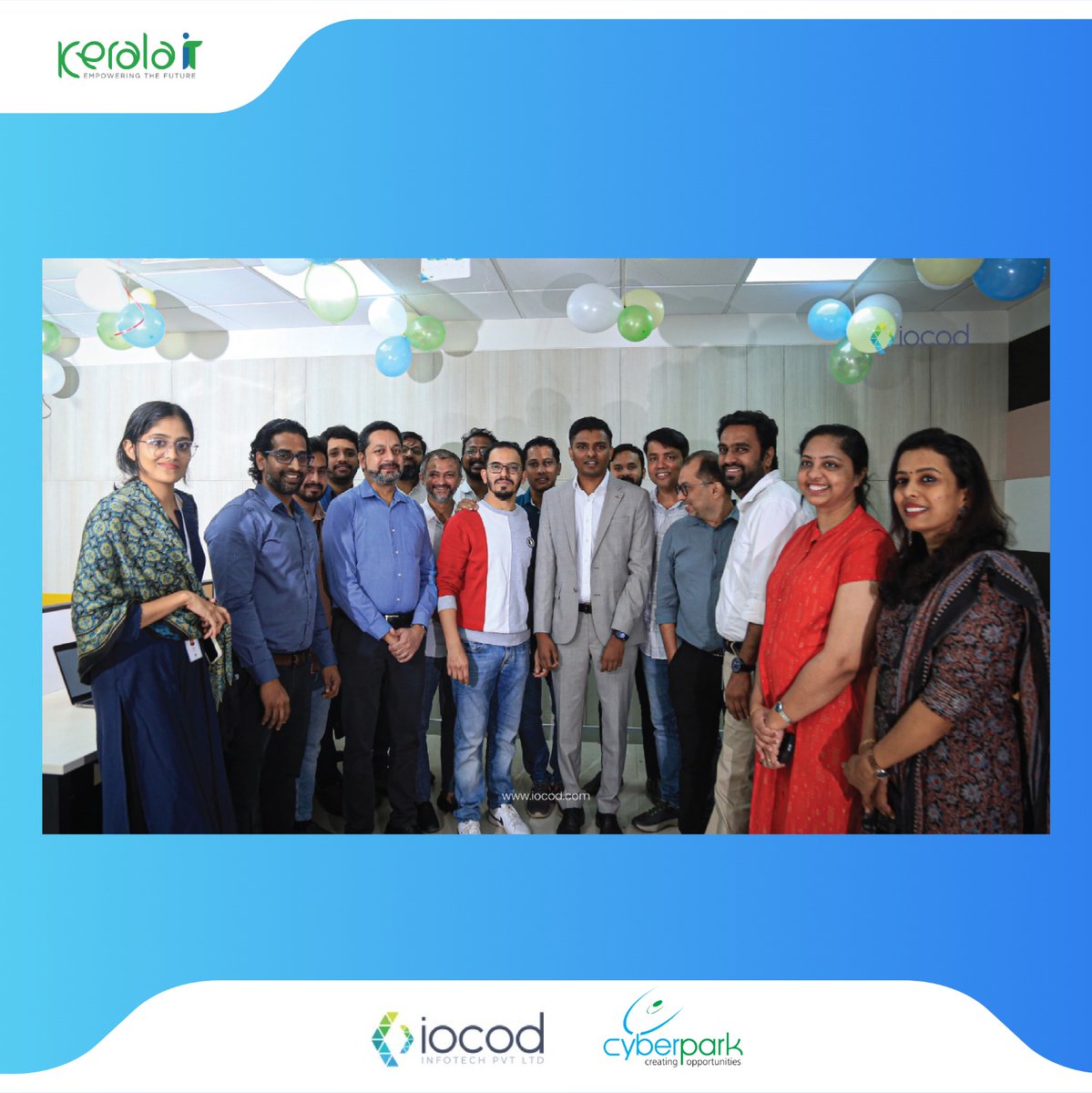 With great joy, Cyberpark Kozhikode extends a warm welcome to #IOCOD as they inaugurate their new workspace. The occasion was graced by the presence of CAFIT Members and Government Cyberpark officials, adding significance to the event.

#KeralaIT #ITParks #CyberparkKozhikode