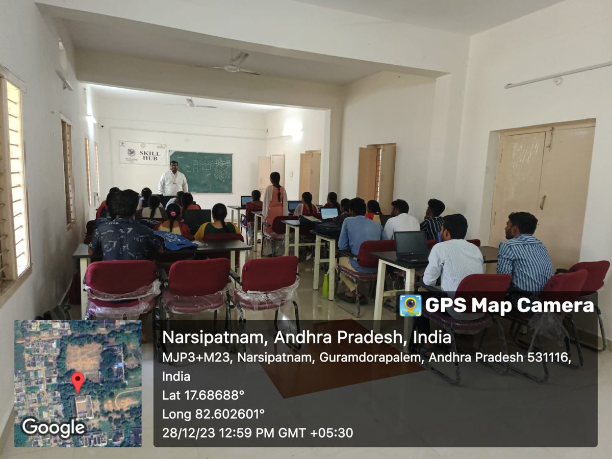 AP_Skill's tweet photo. Mr #JanardhanraoSakamuri Special Officer from @AP_Skill Head Office has visited the following #SkillHubs in #AnakapalliDistrict and Interacted with trainees, trainers, coordinators, and principals at the respective Skill Hubs. https://t.co/XgJ2Wis1H8
