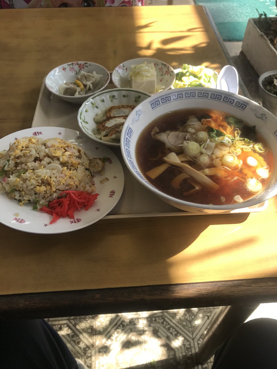 masao218's tweet photo. チャーハンセット。
昔風のセットメニューです。 https://t.co/XNpsNdhRBP