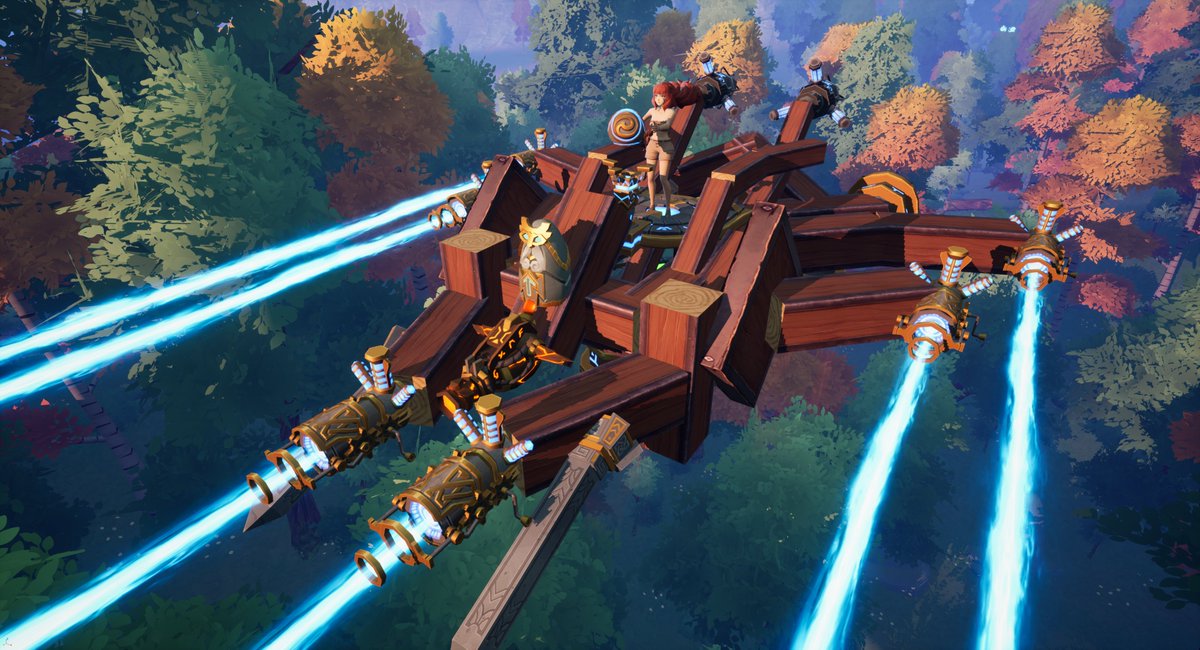 PathofRune's tweet image. 🎮✈️ Last Weekend in 2023! For our final tweet this year, join me on an exclusive tour of our aircraft system. Craft your dream gear and watch it take flight. Stay tuned for more gameplay reveals in the upcoming year. See you in 2024! 

#indiegames #openworld #gaming