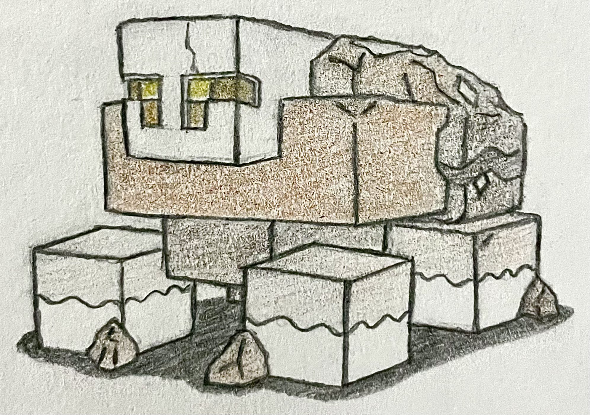 Minecraft Redstone Golem Coloring Pages Free Minecraft Coloring Pages