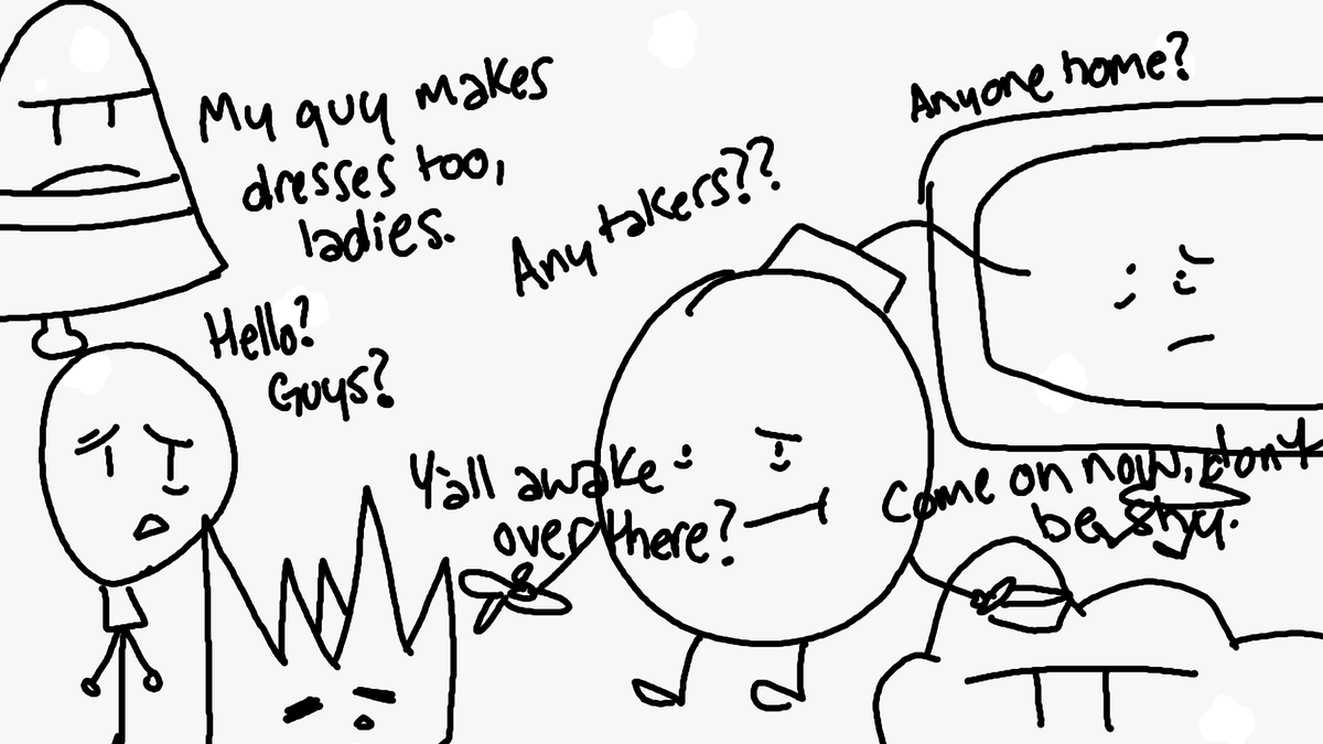 Guylanthony's tweet photo. I am about halfway done storyboarding the Revised BFSP Results 30! #bfdi #bfb #tpot #bfsp #objectshowcommunity https://t.co/el7YFTUjd3