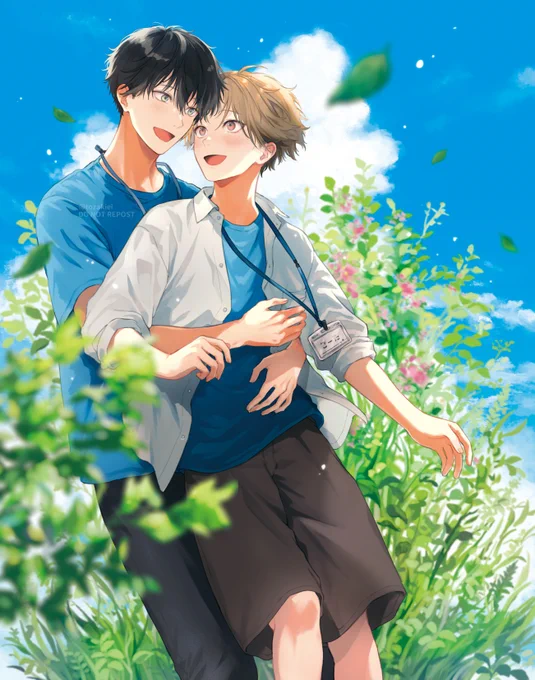 #あのキスを辿って カバーイラストの全体図です! あっという間に単行本発売から約1ヶ月経ちました。ご購入、ご感想などありがとうございます