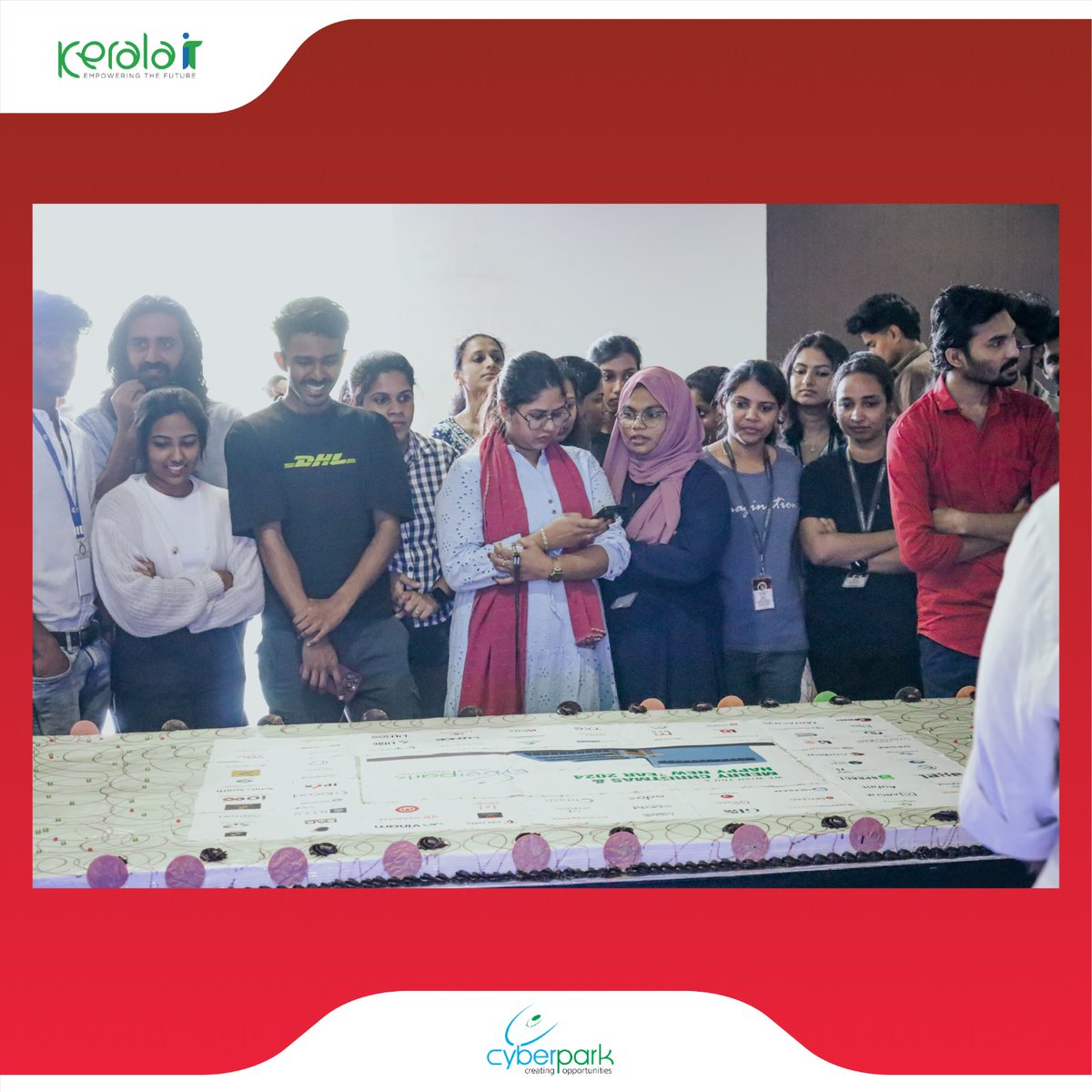 Team Cyberpark recently came together to craft sweet memories through a live cake-making ceremony. Each moment became a shared joy. We trust you relished satisfying your sweet tooth as we guided you through a delectable journey of cake creation.

#KeralaIT #CyberparkKozhikode