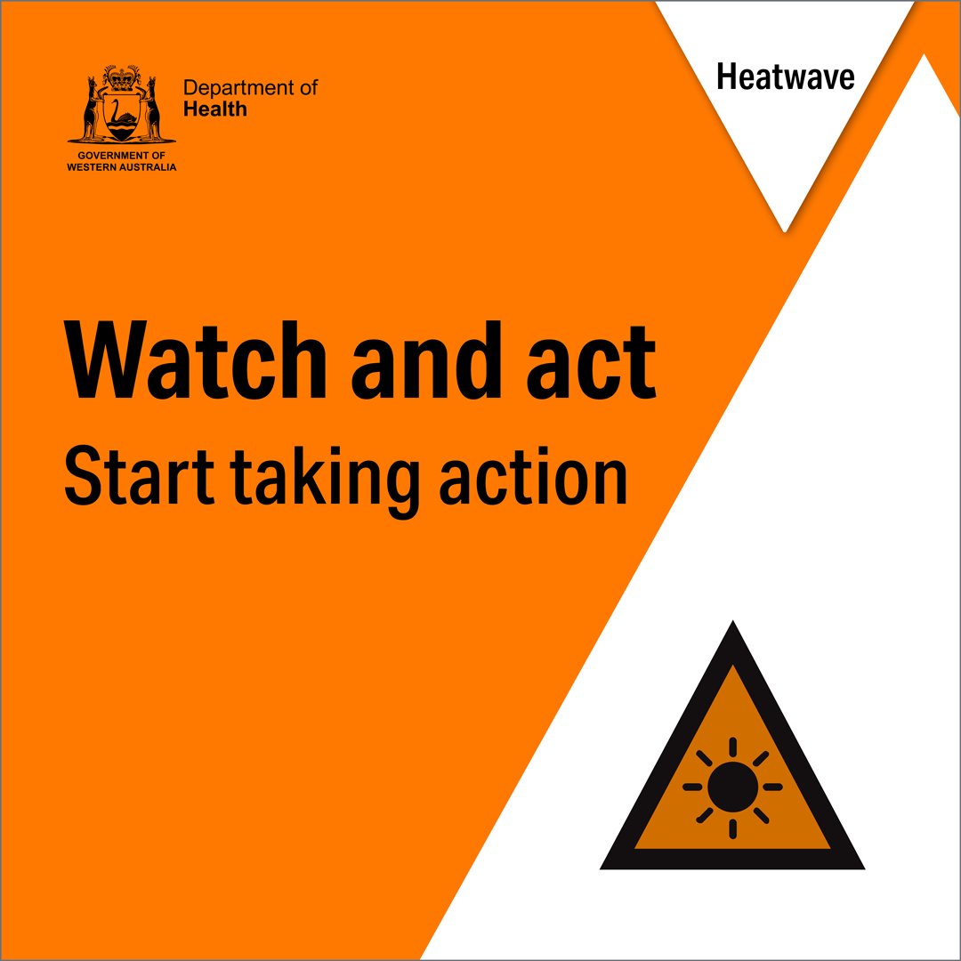 3:17 PM - 29 December 2023 - A heatwave WATCH AND ACT alert is in place for people in the Pilbara located east- south-east of Karratha, including Roebourne, Yandeyarra, Marble Bar, Nullagine and the Millstream Chichester National Park 👉 emergency.wa.gov.au