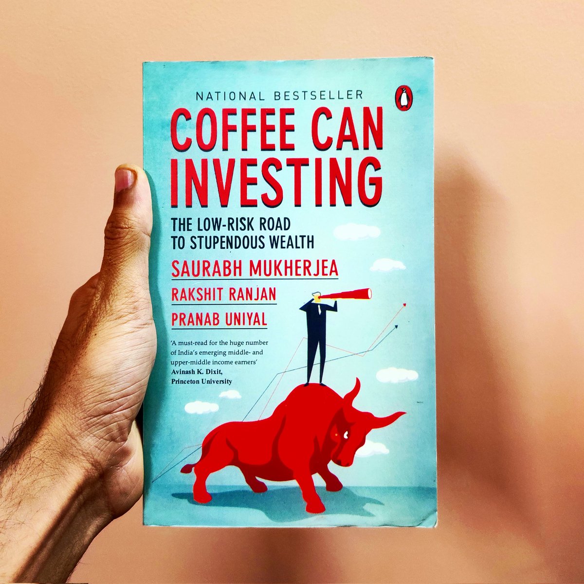 mr_ambivertist's tweet image. Coffee can investing 📙

☑️ A highly impactful book for beginners who want to start investing and design financial plan for investment.
#CoffeeCanInvesting 
#InvestmentStrategies 
#financialbooks 
#BookTwitter #BooksWorthReading