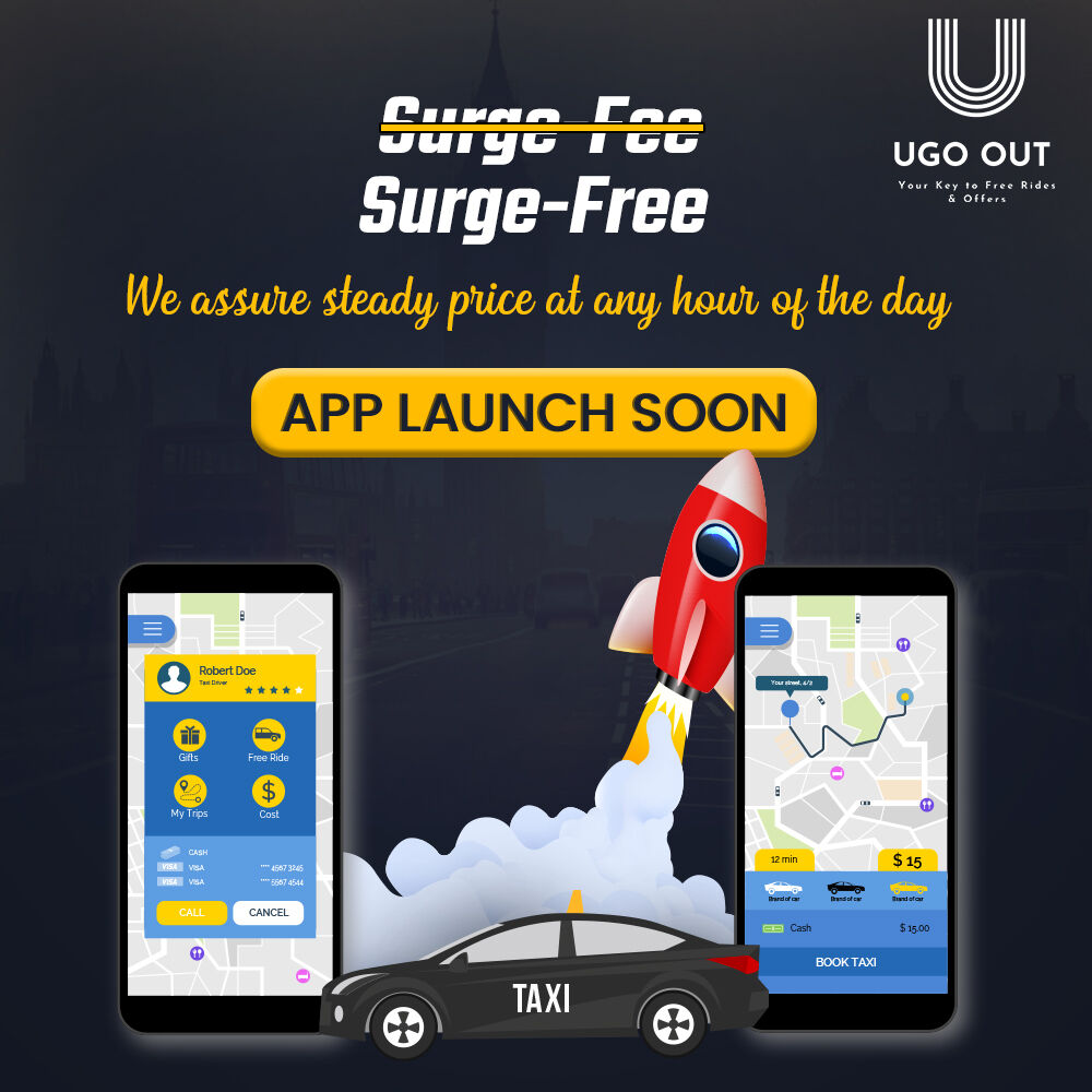 ugooutapp's tweet photo. Frequent price fluctuations get your mood in a mess? 🤔 That’s not a story here at UgoOut! 

Ride the cab at the price you booked it at, and pay just that amount. 🤩 Simple! 👍

APP LAUNCH SOON

#ComingSoon #UgoOutApp #UgoOut #TaxiBooking #UK #UKtravel #UKusinesses https://t.co/WDmCozxQSh