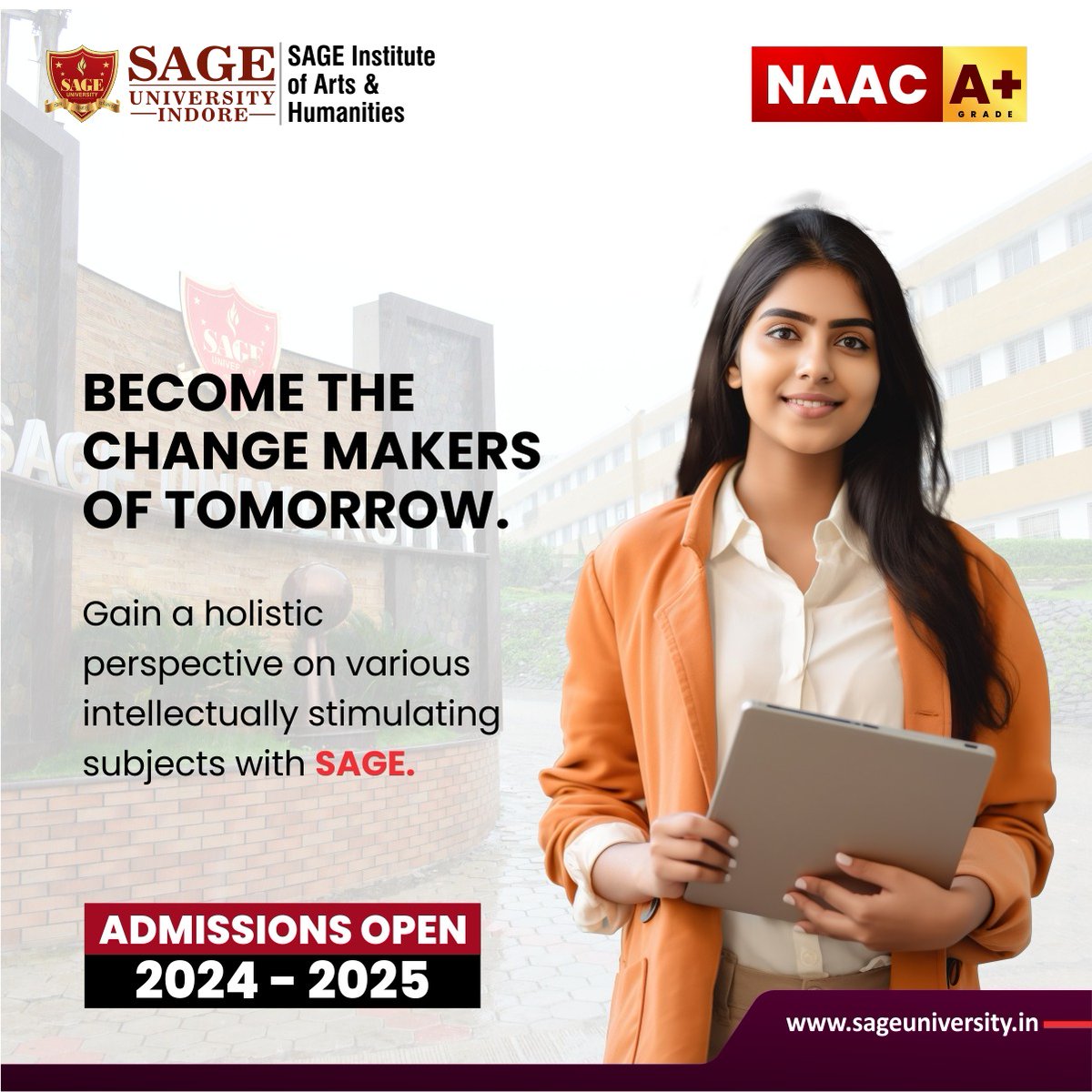 SAGE_INDORE's tweet photo. Begin on a rewarding career with a #BA / #MA degree from SAGE Institute of Arts & Humanities
🌐 : https://t.co/h0fRV1nwgb
#Economics #History #Psychology #SAGEUniversity #SAGEUniversityIndore #SAGEIndore #TopUniversityInMP #BestUniversityInIndore https://t.co/sPfqAeVtwi