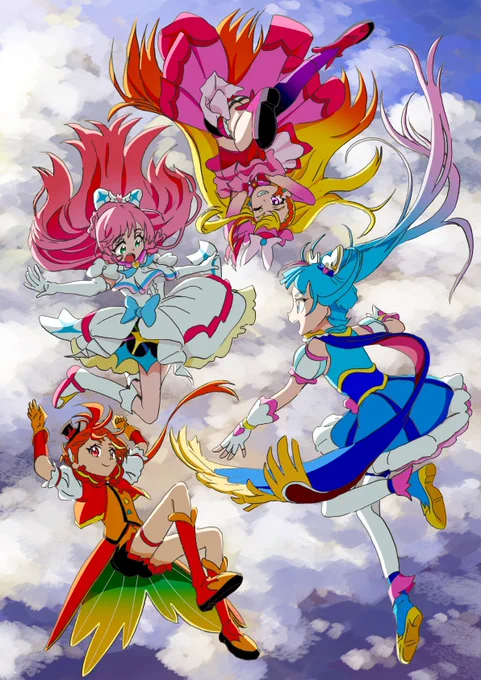 2023年のひろプリ絵。来年はオリジナルも頑張りたい。 