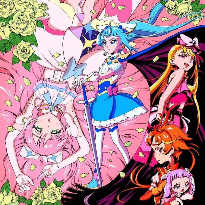 2023年のひろプリ絵。来年はオリジナルも頑張りたい。 