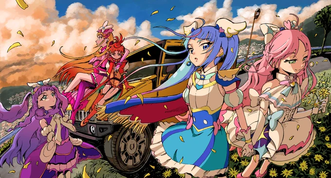 2023年のひろプリ絵。来年はオリジナルも頑張りたい。 