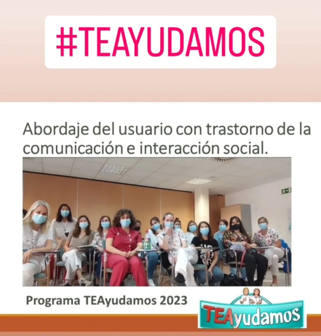 Sensibilizar y cualificar a los profesionales del ámbito sanitario para la atención a los usuarios #TEA + es la base para una atención #Inclusiva 
<a href="/hfteayudamos/">teayudamostea</a> seguimos sumando en pro de la #humanización en sanidad.