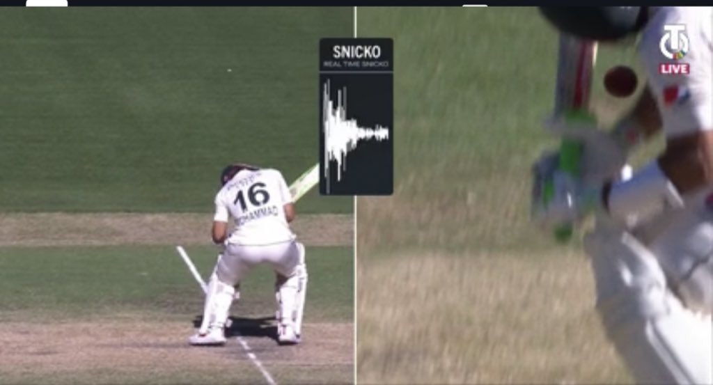 VOICE WAS FROM BELOW 👇 HAND TOUCHING PADS

#PAKvAUS #PAKvsAUS #AUSvPAK #BabarAzam𓃵 #rizwan not out saud shakeel Abdullah Shafiq #wtc25