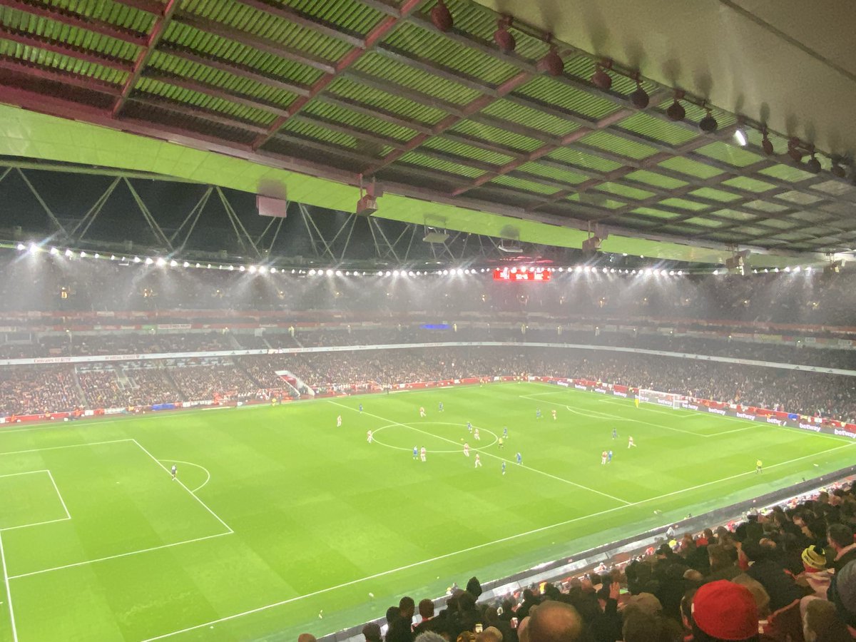 JamieSquibbs's tweet photo. Not the way wanted to finish 2023 but still a great night out with the old man! On to the next one! #COYG #ARSvWHU https://t.co/wI2XN3yG3n