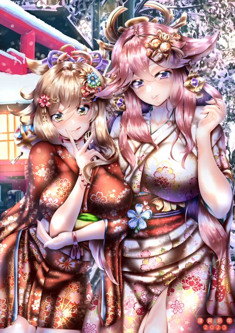 #2023年も終わるし2023年1月1日絵でも載せとこうぜ 
ってかこんなことやってる場合じゃなーい 