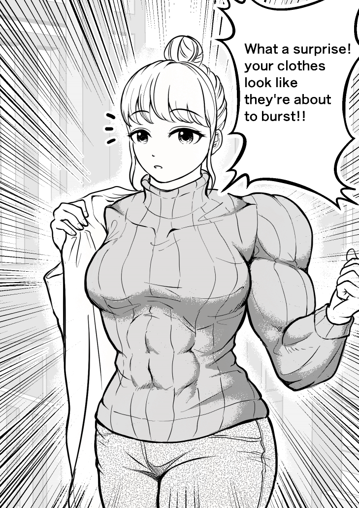 マッチングアプリで素敵な女性と出会う話 英語版【1/2】
Story of meeting a great woman on a matching app.
#今年も残りわずかなので今年一番伸びた絵を貼る #漫画が読めるハッシュタグ #筋肉娘 #musclegirl