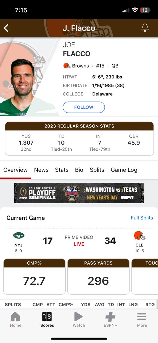 golfingtyler's tweet photo. @danorlovsky7 How do you think the @nyjets feel about Flacco’s profile pic? https://t.co/xGZ56BTGjC