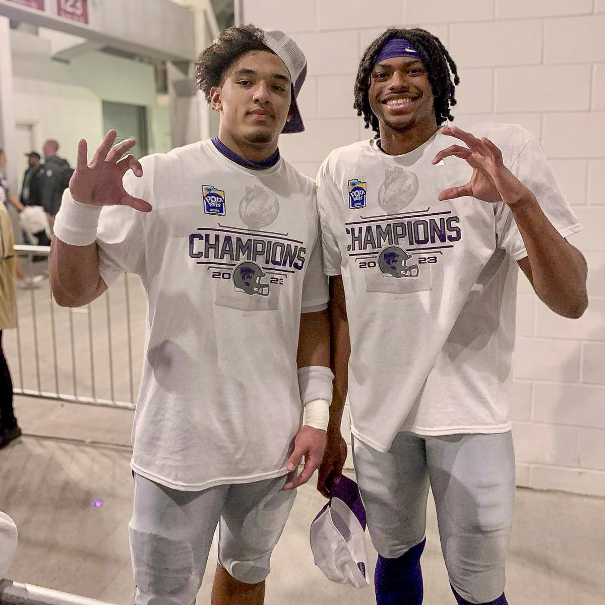Olathe South Falcon FOOTBALL BOOSTER CLUB 🏈 (@osffbc) on Twitter photo Behind-the-scenes with two former Falcons who are now #PopTartsBowl champs! Congrats to <a href="/Jordanallen2005/">Jordan Allen</a> and <a href="/Erwinnash7/">Erwin Nash</a>!! #OAFAAF #FalconFamily Behind-the-scenes with two former Falcons who are now #PopTartsBowl champs! Congrats to <a href="/Jordanallen2005/">Jordan Allen</a> and <a href="/Erwinnash7/">Erwin Nash</a>!! #OAFAAF #FalconFamily