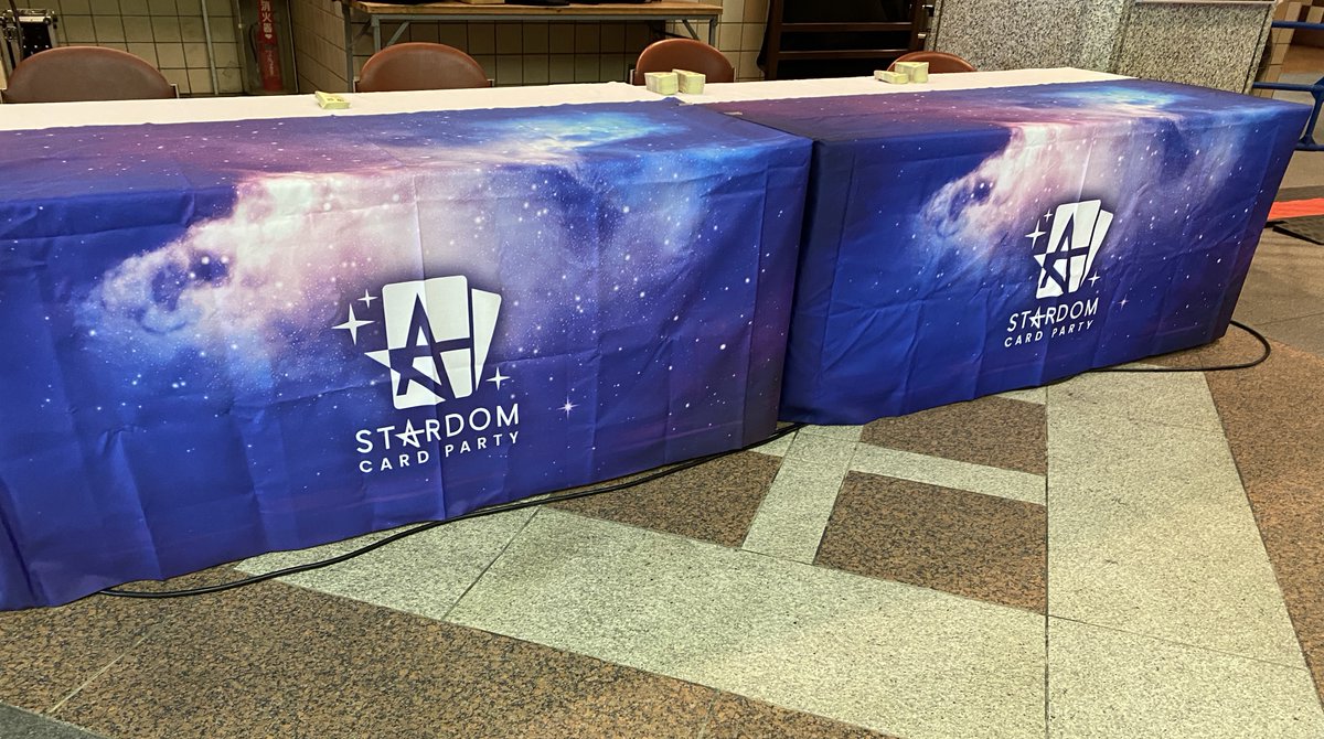 stardom_cp's tweet photo. 本日12.29両国国技館にてステッカー&amp;電子トレカをプレゼント🎁
まもなく12:30〜先行物販より開始💞
STARDOM CARD PARTYブースはこちら💁
#STARDOM_CP #スターダム #STARDOM https://t.co/iz38X1iILM