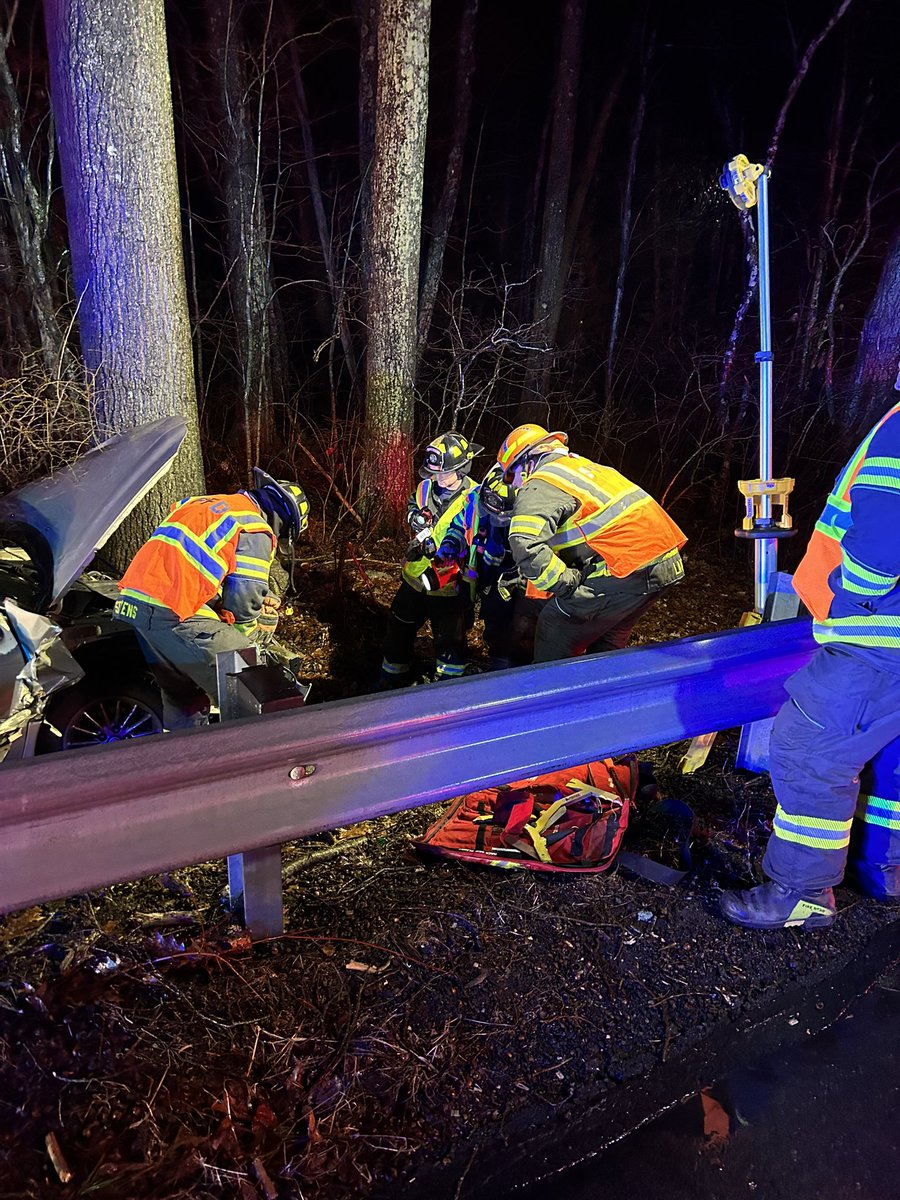 PFD responded to this car accident tonight @ Pleasant and Brigham. 1 car significant damage but minor injuries. #ems #traffic #mva #firefighters