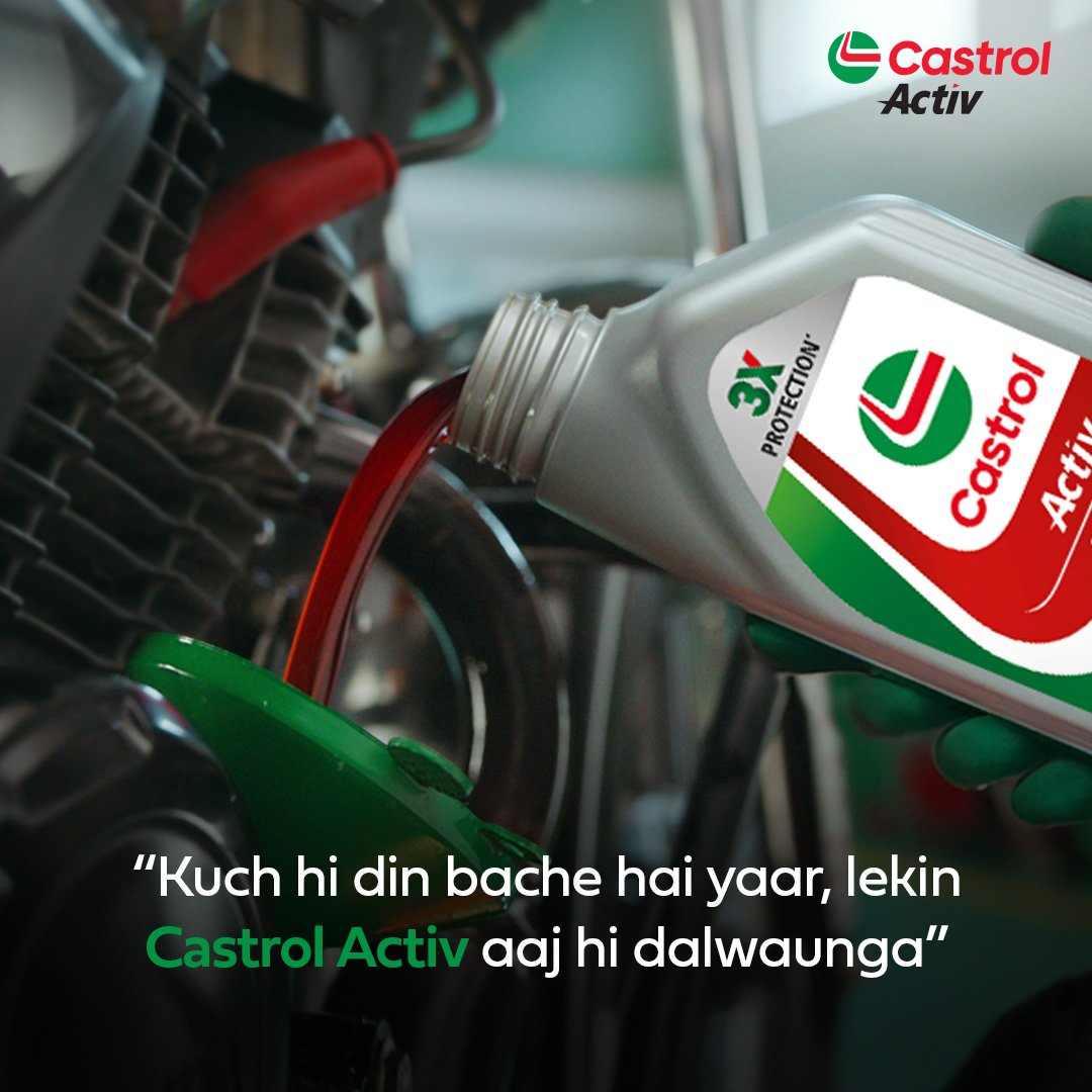 CastrolActivIN tweet picture