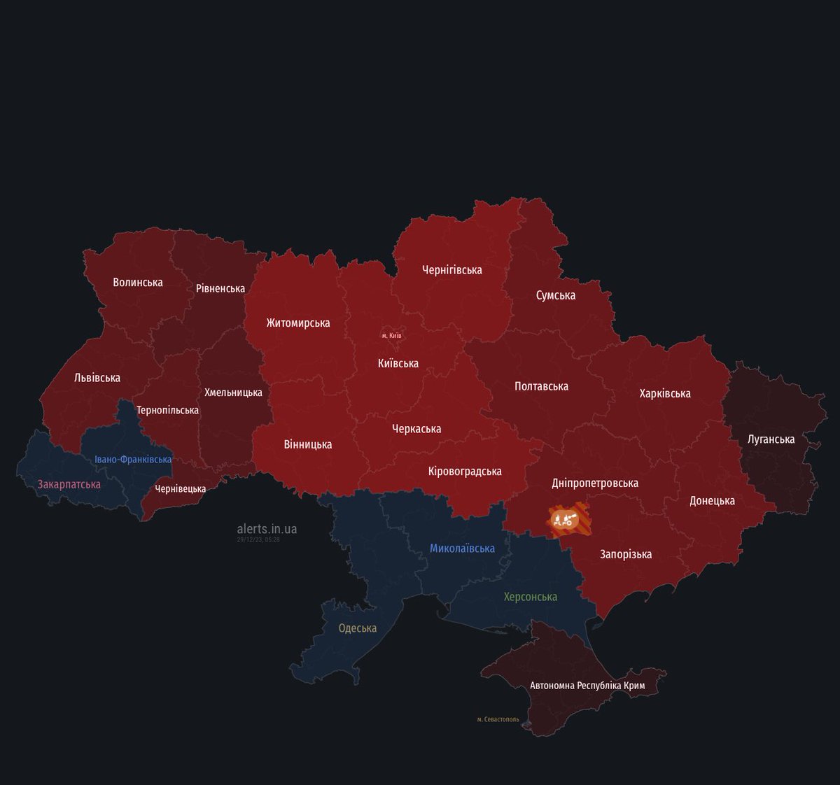 ygnatyuk_'s tweet photo. 🔔 🎅🎄Russian Jingle Bells! Merry Christmas and Happy New Year!

Since 03:00 AM, drones and rockets have been attacking Ukraine.

That’s how the Christmas season looks like when you’re living next to terrorists.

#RussiaIsATerroristState 
#ArmUkraineNow https://t.co/QZ1WFSNWzN