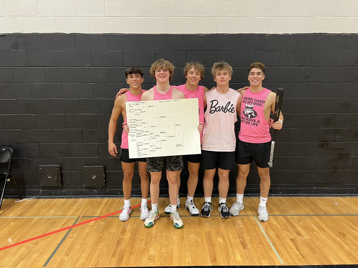BettBaseball1's tweet photo. 45 teams played wiffle ball today!  4 divisions and 4 champions!  Thank you to all who helped and played.  Big shout out to our high school players and coaches! Bulldog Pride!  #loveourbaseballprogram! https://t.co/hSKXgYkw8j