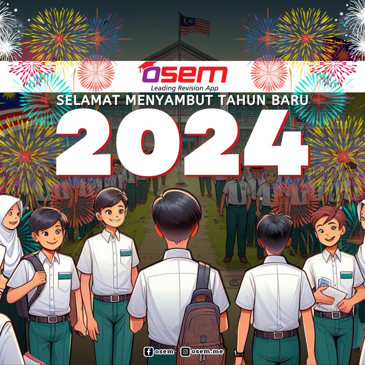 osem_app's tweet image. Pejam celik, pejam celik kita dah menginjak usia persekolahan.

Dan semestinya lebih banyak cabaran terutama bagi yang akan menghadapi peperiksaan besar tahun ini.

Korang dah ‘ready’ ke tu? Jom jadikan tahun ini lebih OSEM!
#Osem #OsemTeacher #OsemRevisionApp