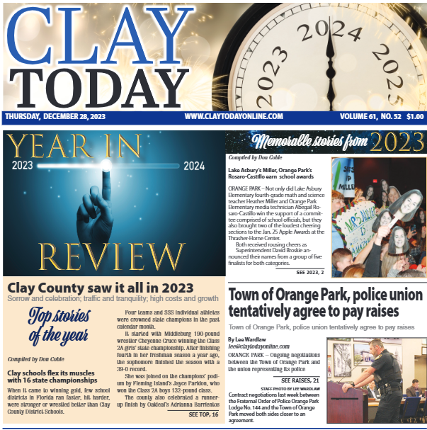 Happy Holidays! It's been a memorable and historic year for Clay County. And it has been such an honor telling YOUR stories. We are looking forward to next year and everything that'll be in store!