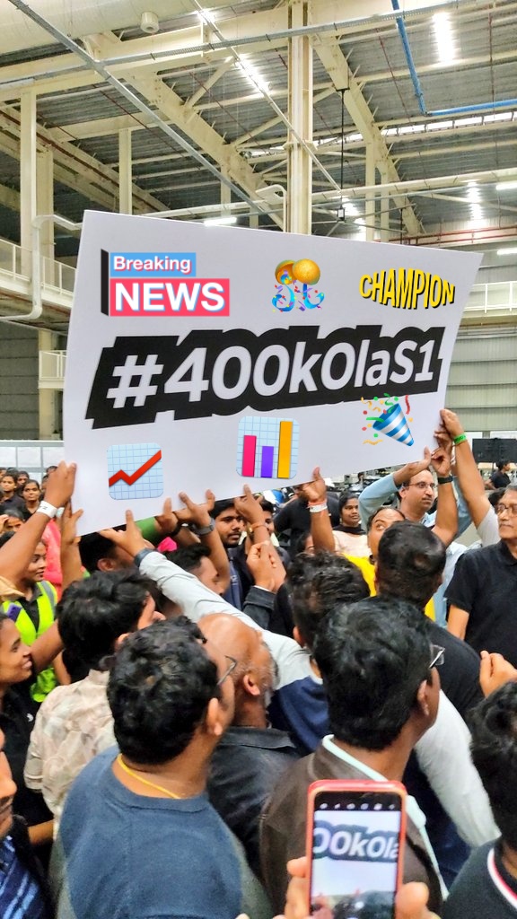 genuinbro's tweet photo. @OlaElectric
I have never waited so eagerly for anything when it comes to technology 🥹
BUT
After seeing the demos and visiting
#OLAFutureFactory
And OF COURSE Thoroughly Enjoying my #OLAS1 🎉✨⚡🤩
I have ONLY
1 QUESTION 😏
*
WHEN
WILL
I
BE
GETTING
THE
#MoveOS4❗
UPDATE
❓ https://t.co/eBUZjVqWWA