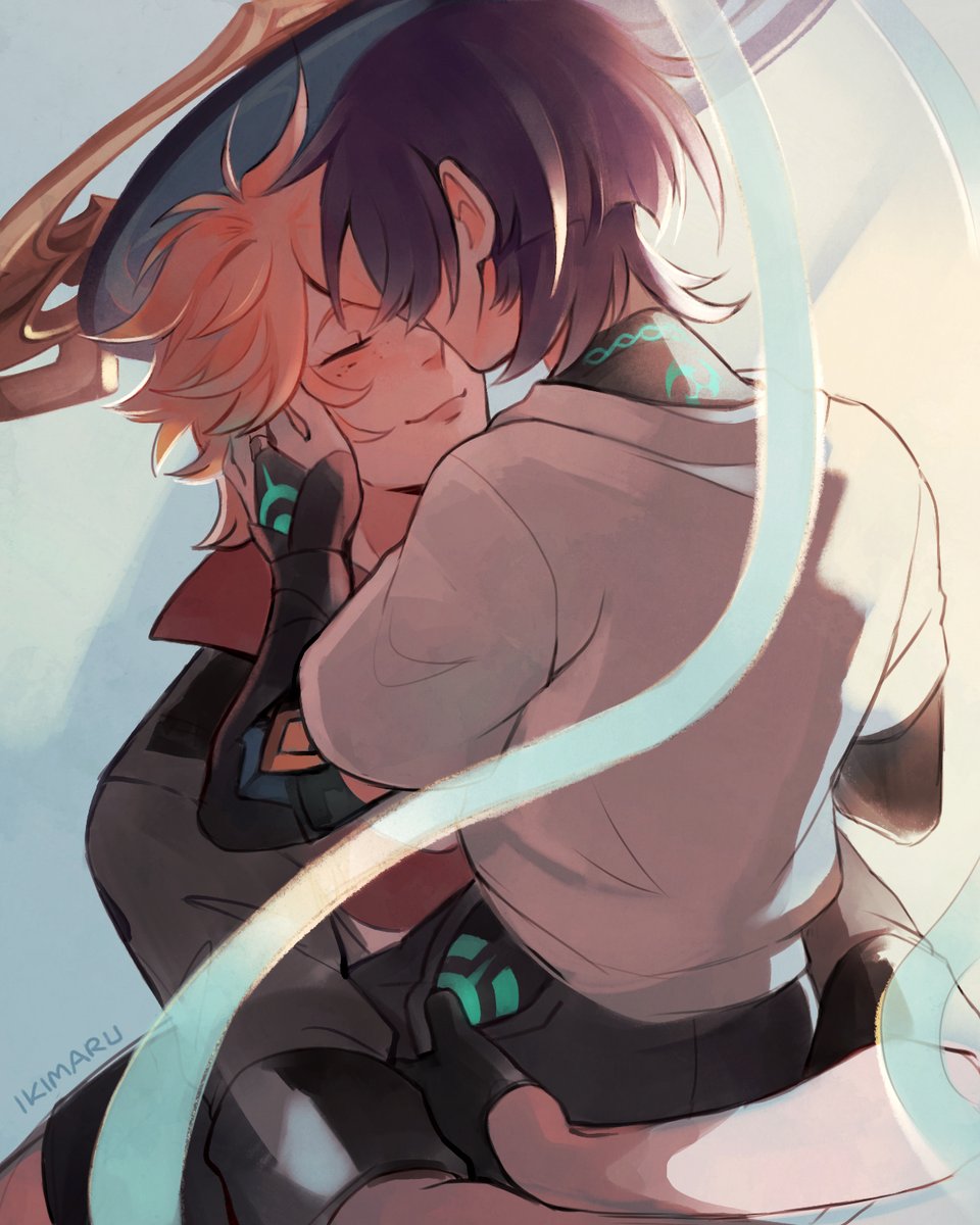 ikimaruart's tweet photo. trying to make that height difference work like.. #chiscara https://t.co/Do8xlrSqG6