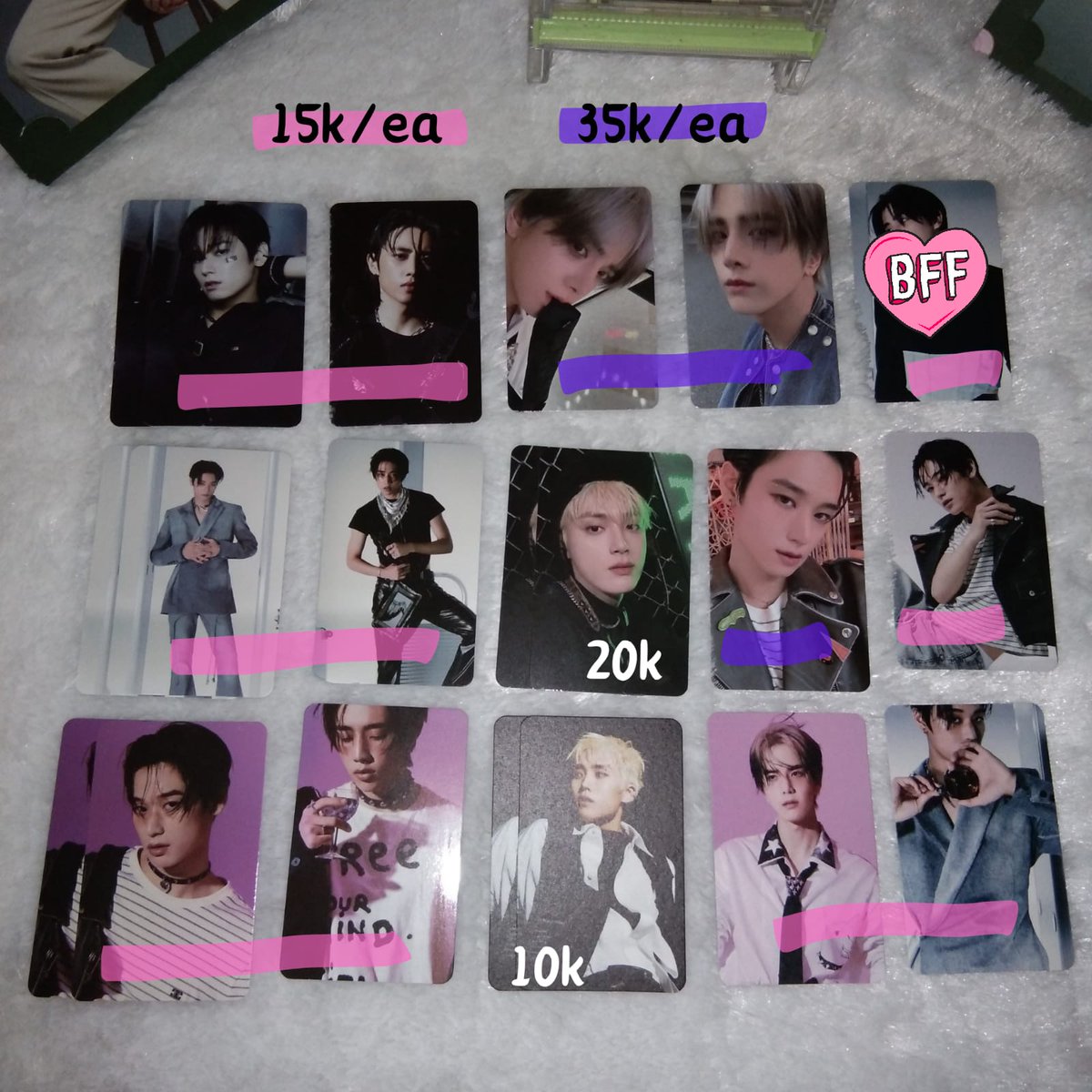 ttalgi_choco's tweet photo. Wts || Want to sell

PC NCT The Boyz SF9 Cravity

📸 Detail on pict
❌ Packing
✔️ Bisa lsg co 1.1
📍 Jatim

T. Wtb wts wto nct dream 127 tbz sf9 cravity haechan taeil younghoon sunwoo juyeon sangyeon eric jacob kevin anton dawon hwiyoung https://t.co/lua8EO1uXP