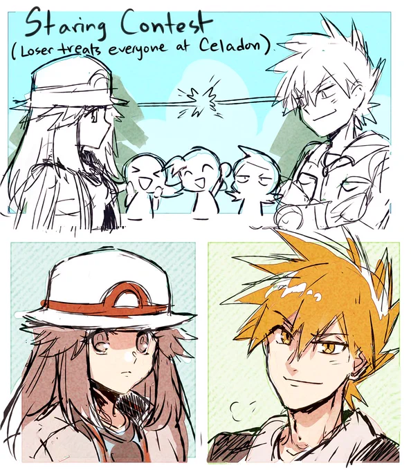Pokemon Comic: "Staring Contest" pt1. 