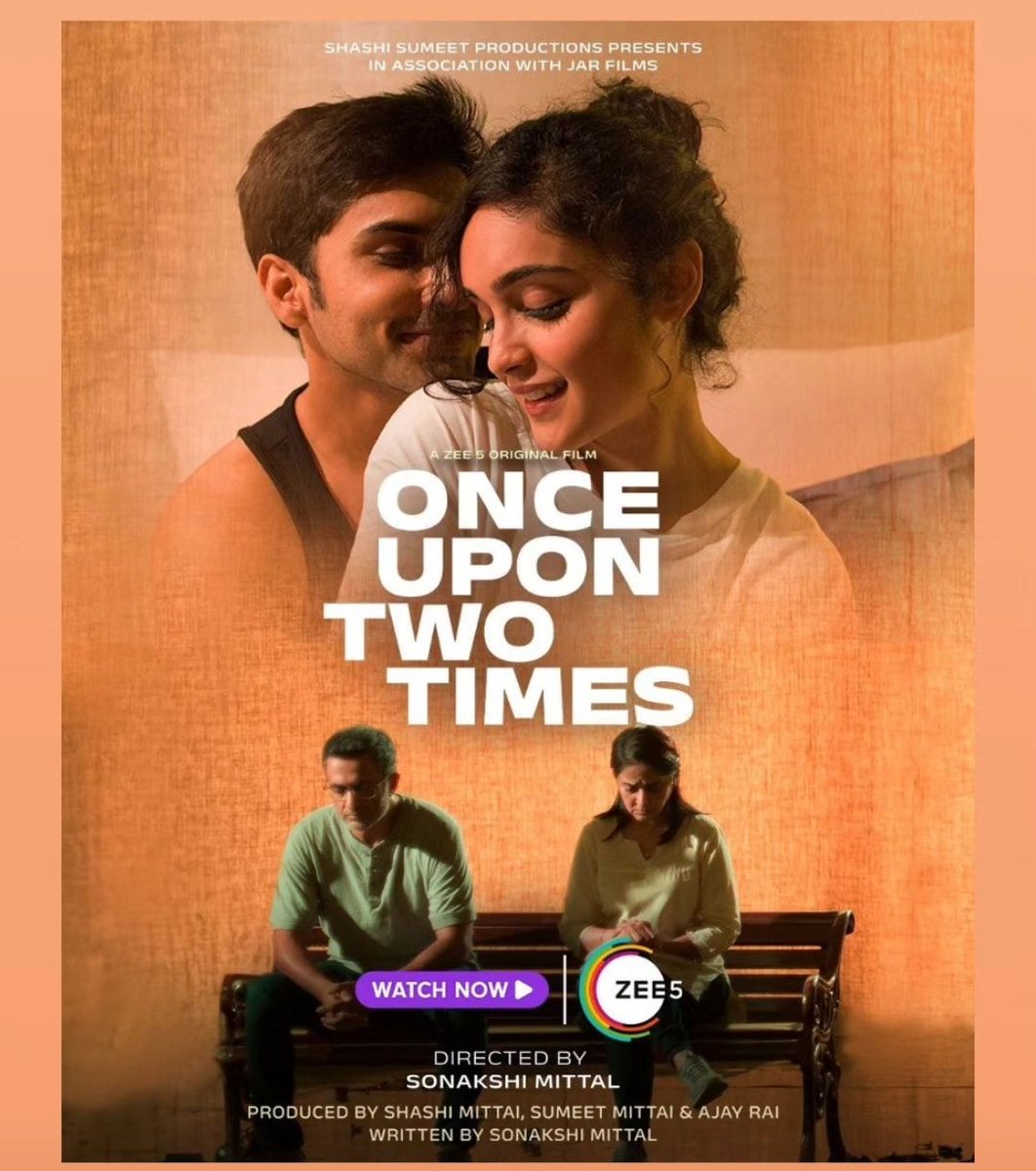 sanjaysuri's tweet photo. #OnceUponTwoTimes streaming now on @ZEE5India @mittalgene @Kashishkhannn @Anudsinghdhaka Give life a chance ! https://t.co/vVUQDHMqxg