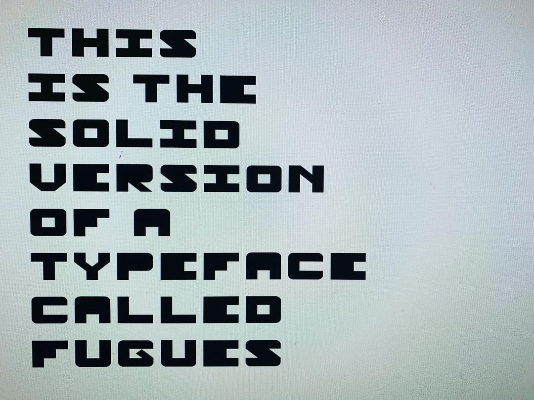 teknike_'s tweet photo. This is the #Solid #version of a #Typeface called #Fugues - #design by @thomakikis @teknike_ on @MyFonts

#type #fonts #lettering #graphicdesign #typefoundry #typesinspire #customlettering #fontdesign #typedesign #MyFonts #font #typography #teknike

https://t.co/BQDwIGoXoB https://t.co/ftuNdqUTMB